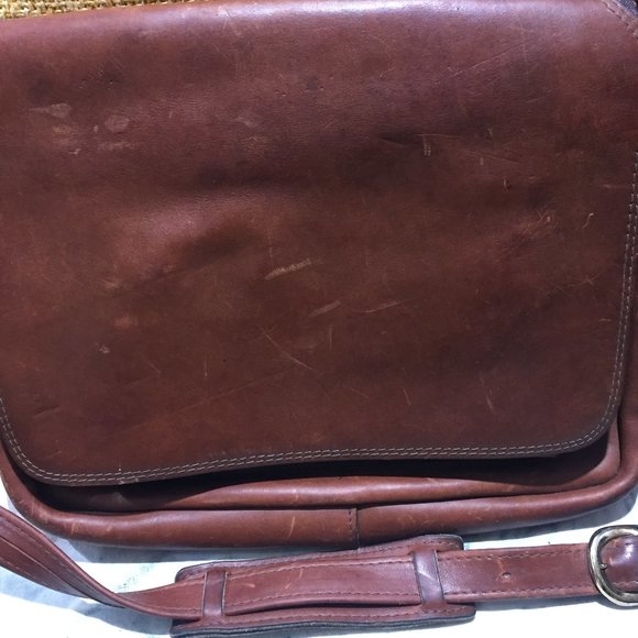 VINTAGE MESSENGER CROWN LEATHER BAGS - Picture 5 of 14